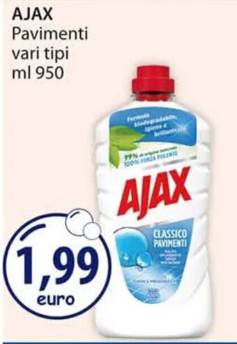 Acqua & Sapone AJAX Pavimenti vari tipi ml 950 offerta