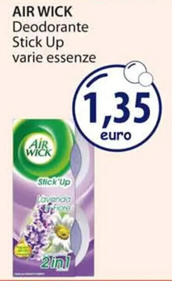 Acqua & Sapone AIR WICK Deodorante Stick Up varie essenze offerta