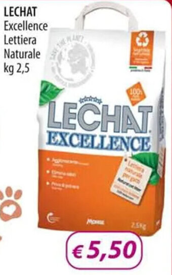 Acqua & Sapone LECHAT Excellence Lettiera Naturale kg 2,5 offerta