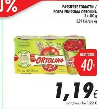 Coop Rodolfi - Ortolina Polpa Finissima Densa E Gustosa offerta