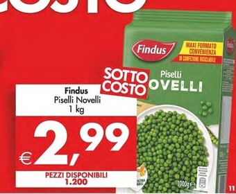 Gourmet Déco Findus piselli novelli offerta