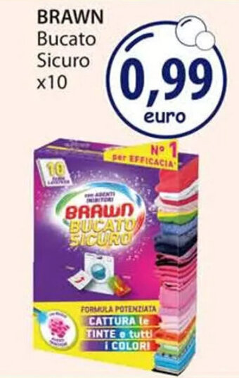 Acqua & Sapone BRAWN Bucato Sicuro x10 offerta