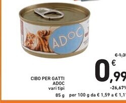 Spazio Conad Adoc cibo per gatti offerta