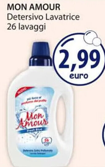 Acqua & Sapone MON AMOUR Detersivo Lavatrice 26 lavaggi offerta