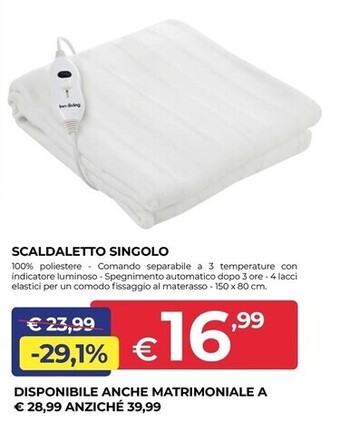 Scaldaletto singolo