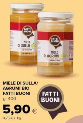 Tigre MIELE DI SULLA/ AGRUMI BIO FATTI BUONI gr 400 offerta