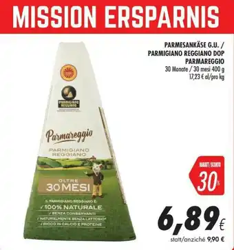 Coop Parmareggio Parmigiano Reggiano DOP 30 Mesi offerta