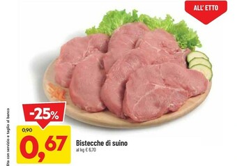 DPiù Bistecche Di Suino offerta
