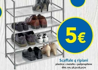 Galassia Scaffale 4 Ripiani offerta