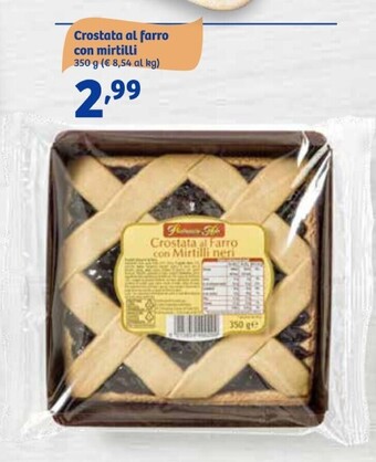 In'S Mercato Crostata al farro con mirtilli offerta