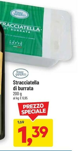 DPiù Terre sapienti Stracciatella Di Burrata offerta
