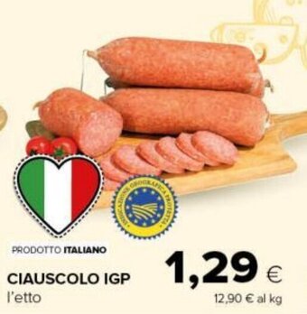 Tigre CIAUSCOLO IGP offerta