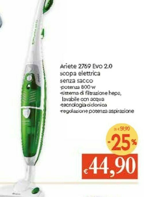 Ariete 2769 Evo 2.0 offerta di Galassia