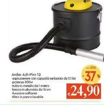 Galassia Ardes Ashpiro 12 12 L Nero, Giallo 800 W offerta