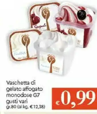 Galassia G7 Vaschetta Di Gelato Affogato Monodose offerta