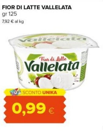 Tigre FIOR DI LATTE VALLELATA gr 125 offerta