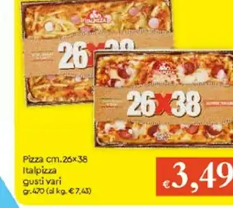 Galassia Italpizza Pizza Margherita 26x38 offerta