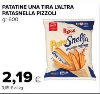 Tigre PATATINE UNA TIRA L'ALTRA PATASNELLA PIZZOLI gr 600 offerta