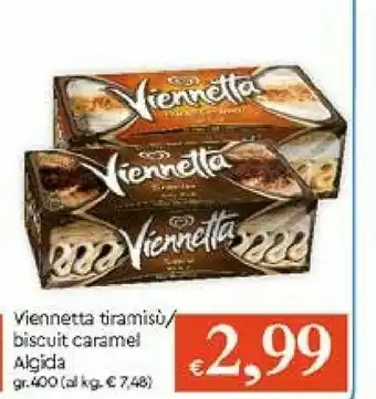 Galassia Algida Viennetta Biscuit Caramel 400 G(ml) offerta