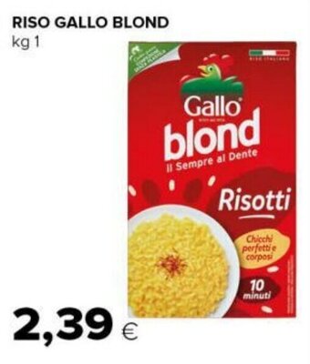 Tigre RISO GALLO BLOND kg 1 offerta