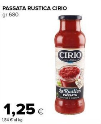 PASSATA RUSTICA CIRIO gr 680