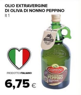 Tigre OLIO EXTRAVERGINE DI OLIVA DI NONNO PEPPINO lt 1 offerta