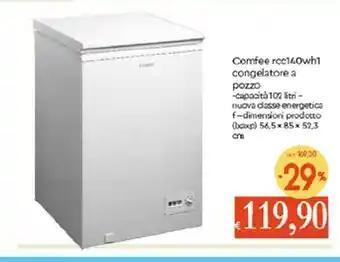 Galassia Comfeè Rcc140wh1 Congelatore offerta