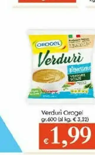 Galassia Orogel Verdurì Verdure Scelte Il Benessere offerta