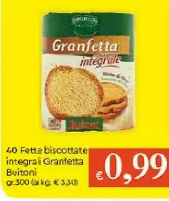 Galassia Buitoni Granfetta Integrale offerta