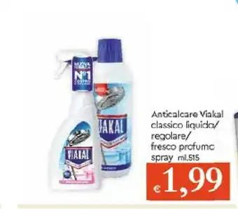 Galassia Viakal Anticalcare Classico Liquida/ Regolare/ Fresco Profumo Spray offerta