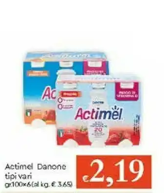 Galassia Danone Actimel Ananas 600 G(ml) offerta