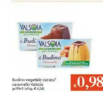 Galassia Valsoia Il Budino Cacao 100% Vegetale offerta