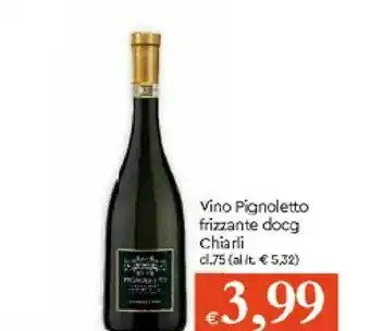 Galassia Vino Pignoletto Frizzante Docg Chiarli offerta