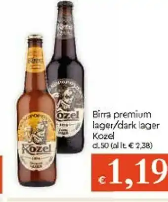 Kozel Birra Premium Lager / Dark Lager