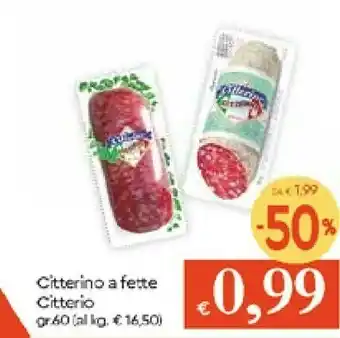 Galassia Citterio Citterino Salame Milano 60 G(ml) offerta