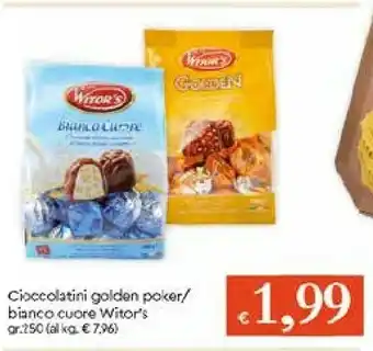 Galassia Vitor's Cioccolatini Golden Poker offerta
