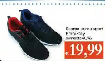 Galassia Embi City Scarpa Uomo Sport offerta