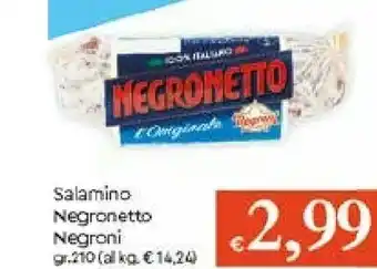Galassia Negroni Negronetto 210 G(ml) offerta