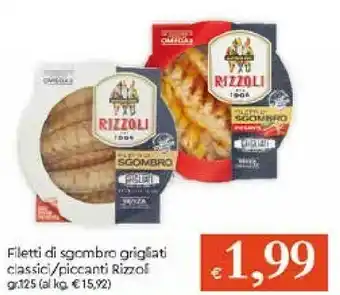 Rizzoli Filetti Di Sgombro Grigliati Classici/piccanti