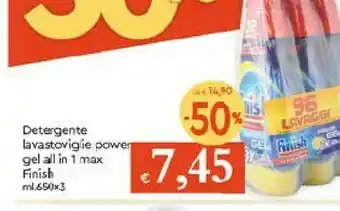 Galassia Finish Detergente Lavastoviglie Power Gel offerta