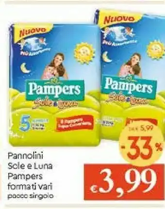 Galassia Pampers Pannolini Sole E Luna offerta