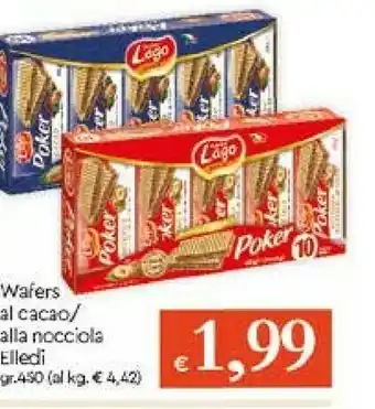 Galassia Elledi Wafers Cacao/ Nocciola offerta
