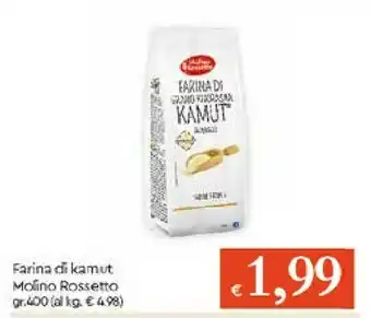 Galassia Molino rossetto Farina Di Grano Khorasan Kamut 400 G(ml) offerta
