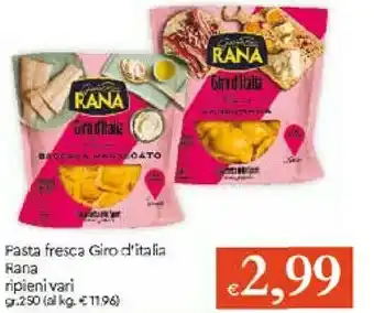 Galassia Rana Pasta Fresca Giro D'Italia offerta