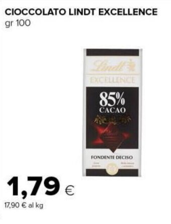 Tigre CIOCCOLATO LINDT EXCELLENCE gr 100 offerta