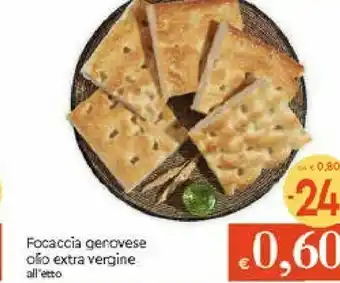 Galassia Focaccia Genovese Olio Extra Vergine offerta