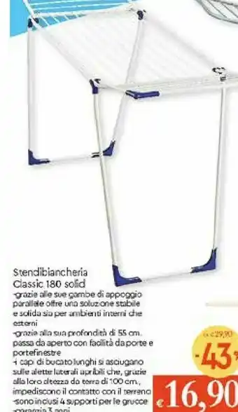 Galassia Stendibiancheria Classic 180 Solid offerta