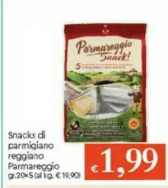 Galassia Parmareggio 5 Snack Di Parmigiano Reggiano 100 G(ml) offerta