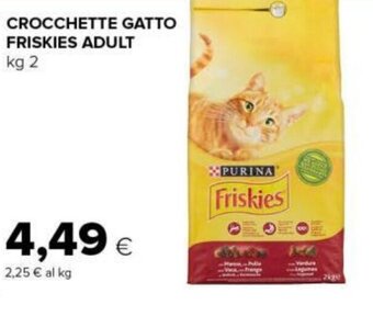 Tigre CROCCHETTE GATTO FRISKIES ADULT kg 2 offerta