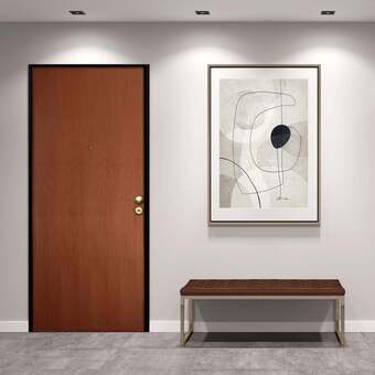 Leroy Merlin Porta blindata master win noce l 80 x h 210 cm sinistra offerta